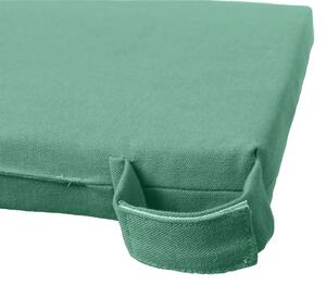 Cuscino per sedia verde 40 x 40 x Sp 4 cm