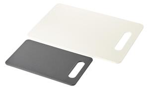 Tagliere in plastica bianco e grigio L 24 x P 1.1 cm DELINIA , 2 pezzi