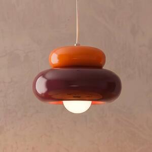 EGLO Lampada a sospensione Torchiarolo, dimmerabile, Rosso, Soggiorno / Sala da pranzo, Metallo, Moderno, Lampada a sospensione