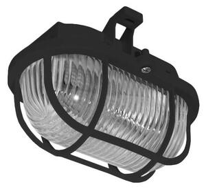 Plafoniera da esterno OVAL 1xE27/60W/230V IP44 nero