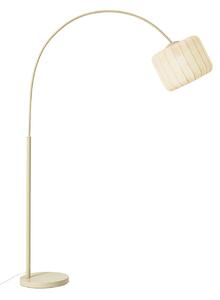 Lampada da terra Lindby, Helin, Beige, Soggiorno, Tessuto / Tessile, Moderno