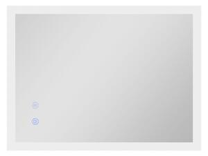 Kleankin Specchio Bagno con Luci LED Regolabili, Controllo Touch e Antiappannamento, 70x50 cm