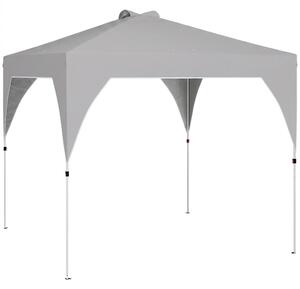 Outsunny Gazebo 3x3m Pieghevole, Facile Montaggio Pulsante, UPF 50+ Protezione | Aosom Italy