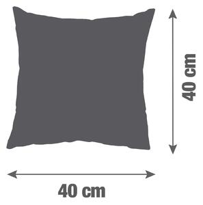 Cuscino da esterno decorativo BIGREY grigio antracite 40 x 40 x Sp 10 cm