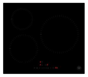 La Germania Piano Cottura a Induzione 3 Fuochi in Vetro-Ceramica 60 cm colore Nero serie Futura - PLG63I30NV