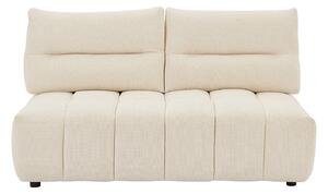 Divano 2 posti schienale avanti-indietro in Tessuto testurizzato Beige - APOLIU