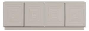 Credenza con 4 ante in MDF Beige - MEZULIA