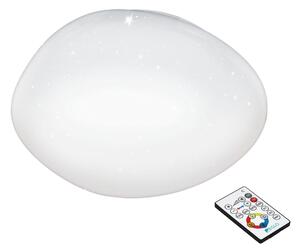Plafoniera moderno Sileras - A LED CCT dimmerabile , in policarbonato, bianco D. 45 cm EGLO