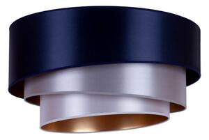 Duolla - Plafoniera TRIO 1xE27/15W/230V diametro 45 cm blu/argento/rame