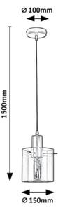 Rabalux - Lampadario su filo 1xE27/40W/230V