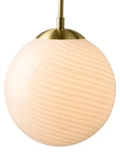 Lampada a sospensione Halo Design, CANDY BALL, dimmerabile, Bianco, Soggiorno, Vetro, Design
