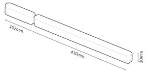 Rabalux 70205 - Alimentazione per le luci del sistema ferroviario LiTrack 180W/24V 10,2+41 cm
