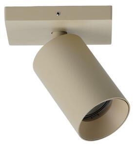 Plafoniera ANTIDARK, SpotOn1, dimmerabile, Beige, Soggiorno, Metallo, Moderno