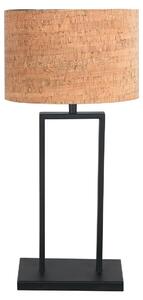Steinhauer - lampada da tavolo - Stang - naturale nero - metallo tessile - lampada da comodino - E27 - 4364ZW