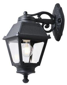 Applique esterno top light alba ap ne down e27 led ip55 resina - Top Light