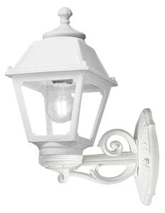 Applique esterno top light alba ap bi up e27 led ip55 resina - Top Light