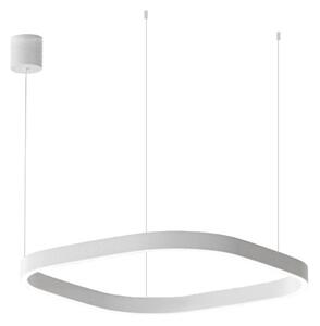 Lampadario moderno gea luce criseide s1p quadrata fcrsb8q led biemissione alluminio - Gea Luce