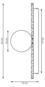 Lampada da parete UMBRA 1xG9/8W/230V nera