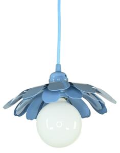Bohemia-Design - Lampadario a sospensione con cavo 1xE27/60W/230V blu