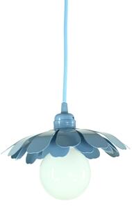 Bohemia-Design - Lampadario a sospensione con cavo 1xE27/60W/230V blu