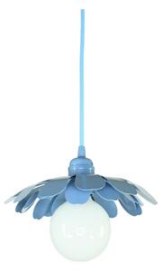 Bohemia-Design - Lampadario a sospensione con cavo 1xE27/60W/230V blu