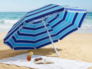 Ombrellone da spiaggia poly tondo 2 m / palo da 32 mm