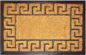 Zerbino tappeto fuori porta rettangolare Cocorub Greca Brixo