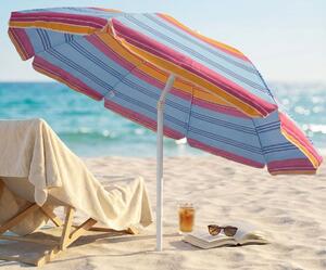 Ombrellone da spiaggia tnt tondo 2 m / palo da 32 mm