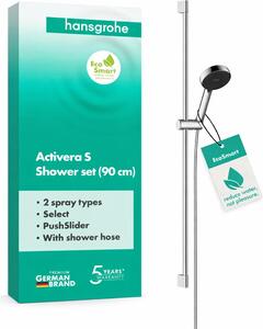 Set doccia hansgrohe Activera Select S 95 2jet EcoSmart con asta doccia 90 cm, cromato, 1 pz