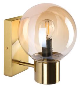 Lampada da parete SFERIO 1xE14/5W/230V ottone/beige fumé