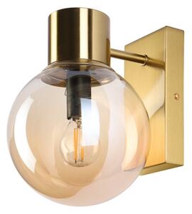 Lampada da parete SFERIO 1xE14/5W/230V ottone/beige fumé