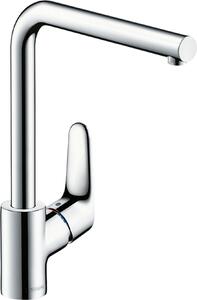 Miscelatore per lavello hansgrohe Focus con bocca girevole cromata, 1 pezzo