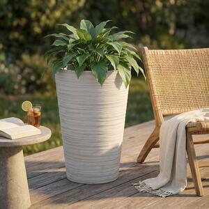 Telcom ICO 18 Vaso Conico Minerva In Plastica - Diametro 18 Cm, Altezza 24 Cm, Effetto Terracotta