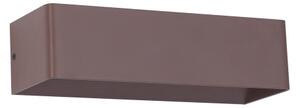 Brilagi - Lampada da parete per esterni LED DONNANI/12W/230V 30 cm marrone IP44