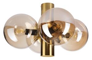 Plafoniera SFERIO 4xE14/5W/230V ottone/beige fumé
