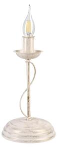 Lampada da tavolo ANTON 1xE14/60W/230V bianco patinato