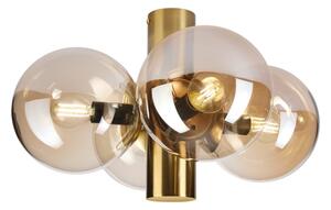 Plafoniera SFERIO 4xE14/5W/230V ottone/beige fumé