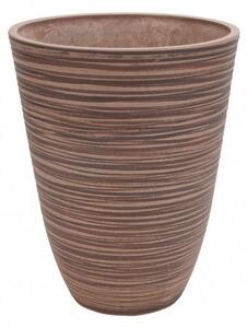Vaso Piccolo Anemone Ø25,5x32,5 cm in Fibra sintetica Taupe