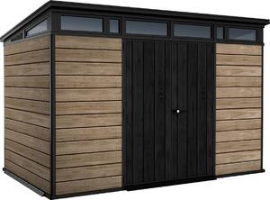 KETER Pent Signature Casetta da giardino orizzontale 11x7, 342 x 226 x 216 cm, frassino KETER 259823