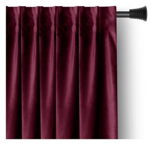 Tenda parzialmente oscurante burgundy in velluto 140x245 cm Pleat – Restilo