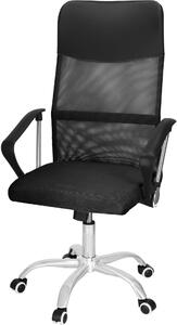 Springos® Sedia da ufficio Sedia per computer Schienale imbottito Altezza regolabile con rotelle Sedia girevole fino a 120 kg