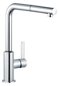 Miscelatore monocomando per lavello Kludi L-INE-S con bocca estraibile, cromato, 1 pz