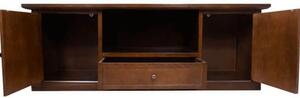 CLAYTON - mobile porta tv in legno massello cm 45 x 160 x 56 h