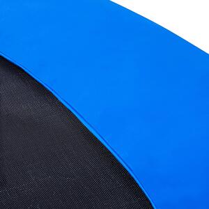Trampolino Elastico con rete di protezione e scaletta cm 366 Jumpy Strong Blu