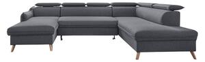 Divano letto angolare grigio scuro (angolo destro) Sweet Harmony - Miuform