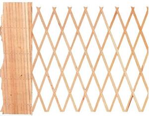 Traliccio grigliato in legno estensibile per esterno - 200xH100 cm