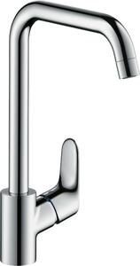 Miscelatore per lavello hansgrohe Focus con bocca girevole cromata, 1 pezzo