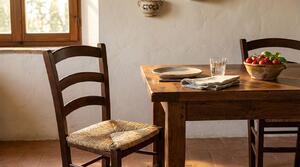 HARMONIE - sedia doghe in legno massello