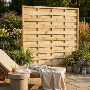 Frangivento da giardino in legno di pino impregnato in autoclave 90 x 180 cm