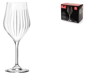 Set 6 calici vino Timeless News in vetro sonoro trasparente cl 55